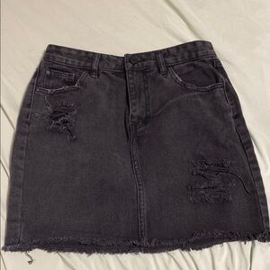 Refuge Black Mini Pencil Skirt Casual